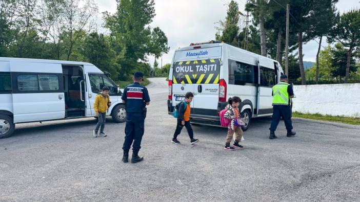 Sinop'ta jandarma denetimleri