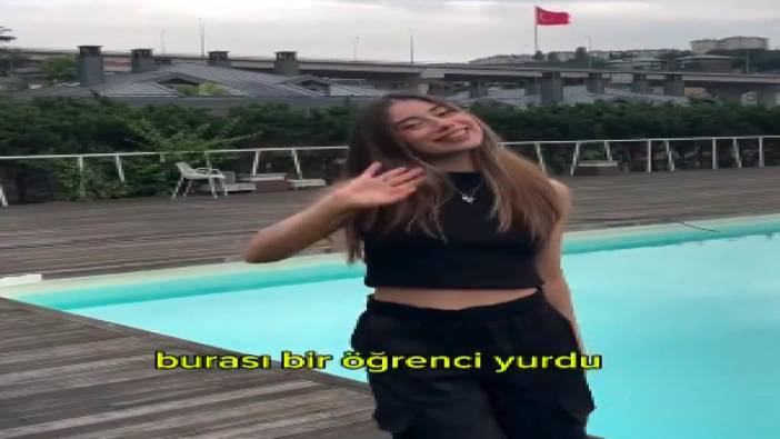 İstanbul'da bulunan havuzlu lüks öğrenci yurdu sosyal medyada gündem oldu