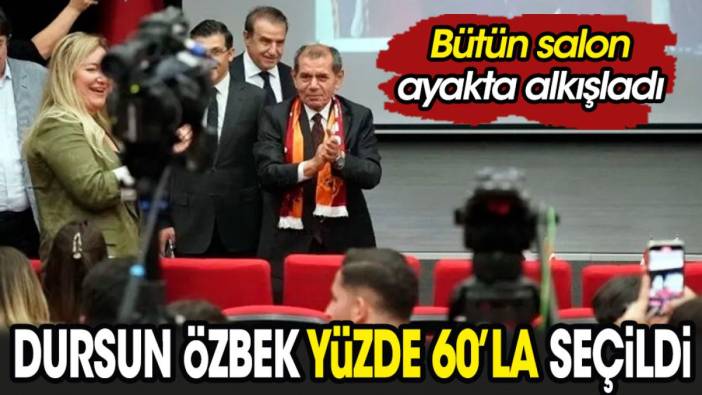 Dursun Özbek yüzde 60'la seçildi