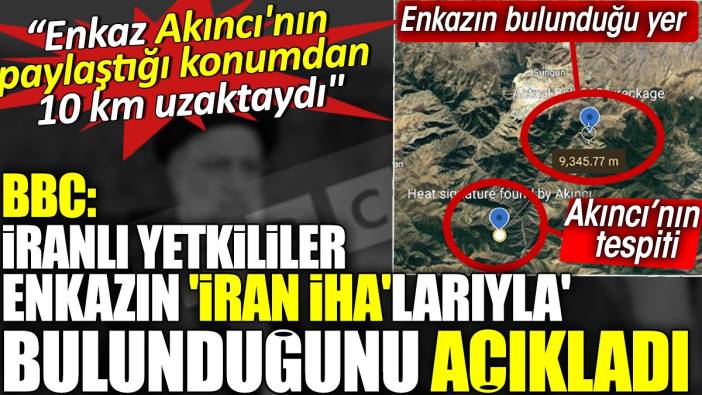 BBC: İranlı yetkililer enkazın 'İran İHA'larıyla bulunduğunu açıkladı