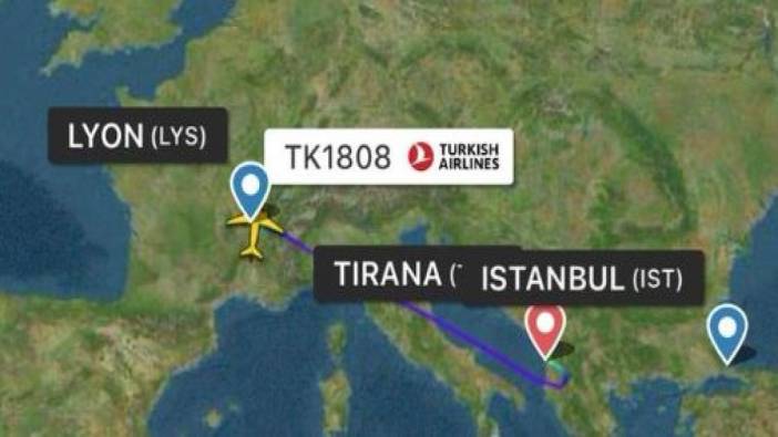 THY uçağında tartışma çıktı. Pilot uçağı Tiran'a indirdi