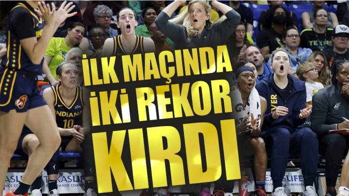 İlk maçında iki rekor kırdı