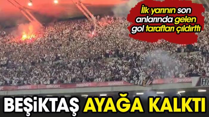 Beşiktaş ayağa kalktı. Son anlarda gelen gol taraftarı çıldırttı