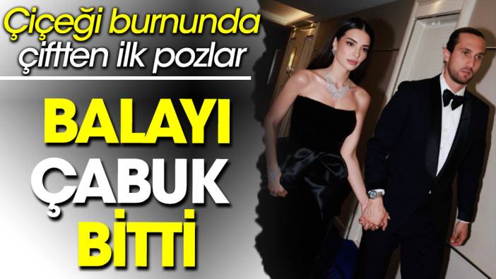 Yusuf Yazıcı ve Melisa Aslı Pamuk'un balayı çabuk bitti