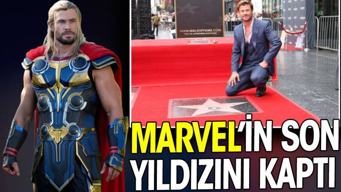 Chris Hemsworth o bulvarın son yıldızı oldu