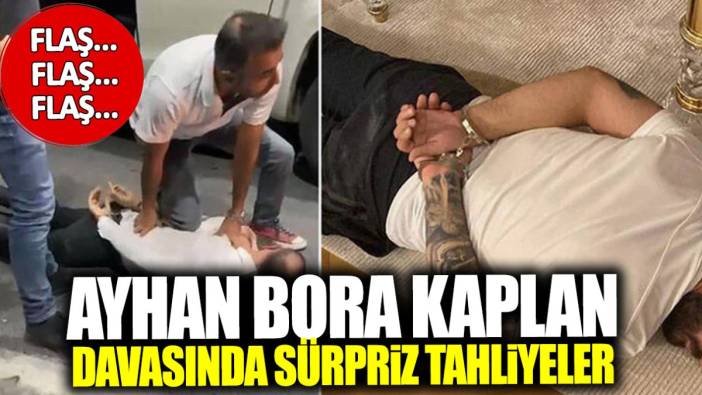 Ayhan Bora Kaplan davasında sürpriz tahliyeler