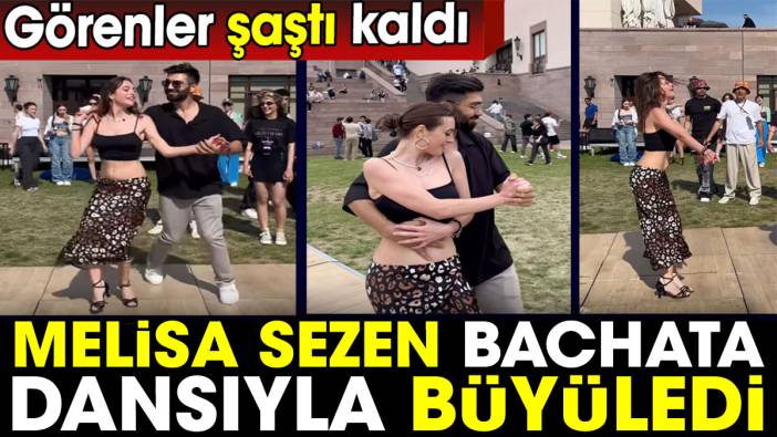 Melisa Sezen seksi dansıyla büyüledi. Görenler şaşkına döndü