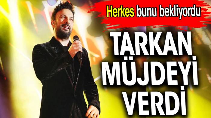 Tarkan’dan müjde: Yeni albüm bitti