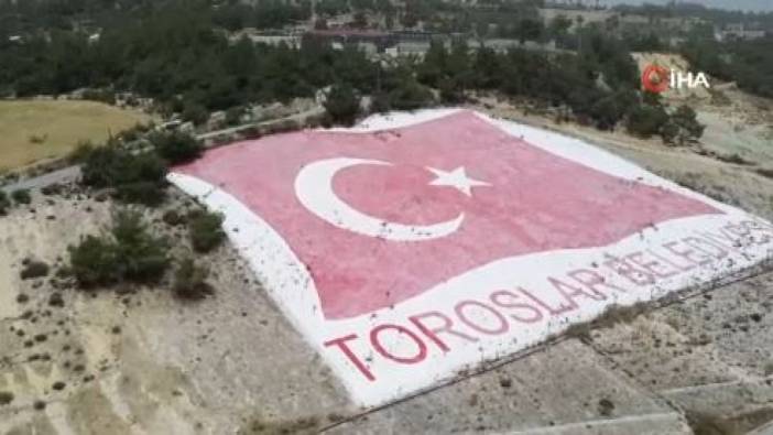 Mersin'in simgesi dev Türk bayrağıyla ilgili önemli gelişme