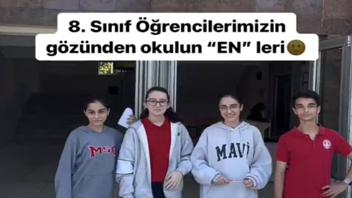 Son sınıf öğrencilerinden öğretmenlerine unutulmaz mezuniyet hatırası