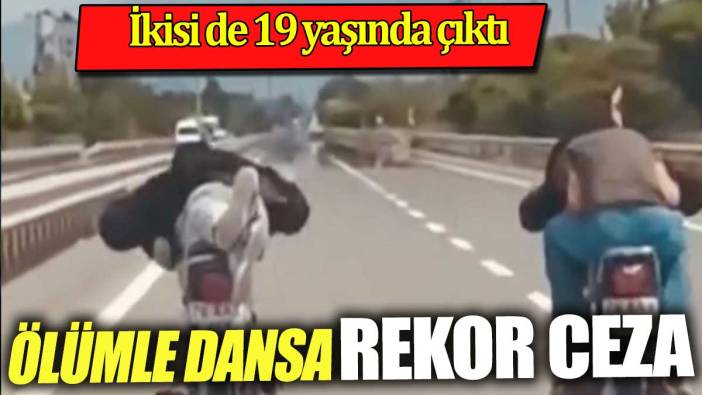 Motosikletlilerin ölümle dansına rekor ceza. İkisi de 19 yaşında çıktı