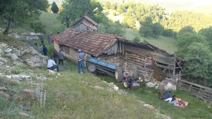 Kütahya'da devrilen traktörün sürücüsü öldü