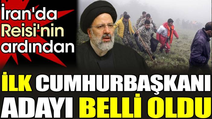 İran'da Reisi'nin ardından ilk cumhurbaşkanı adayı belli oldu