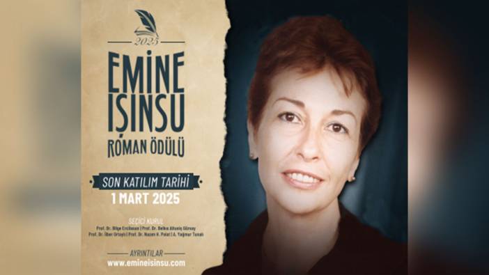 Emine Işınsu '2025 Roman Ödülü' için başvurular başladı. Türk edebiyatı yeni yazarlar ve yeni eserler kazanıyor