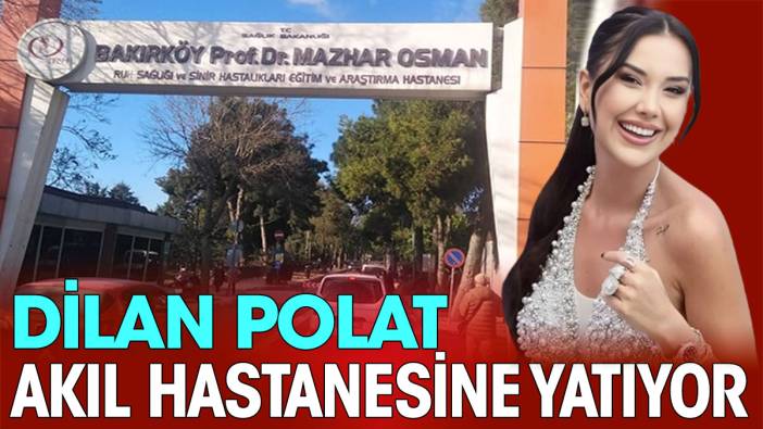 Dilan Polat en az 3 ay akıl hastanesinde