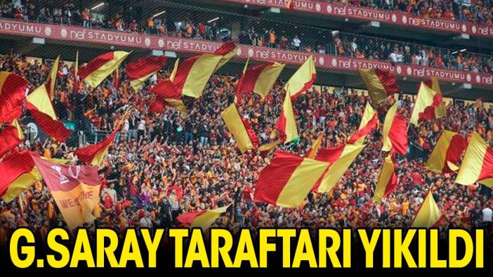 Galatasaray taraftarı yıkıldı. Bekleyiş başladı