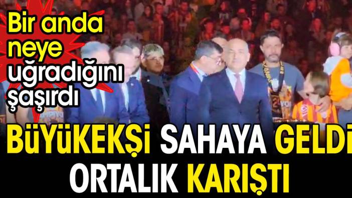 Büyükekşi sahaya geldi ortalık karıştı. Neye uğradığını şaşırdı