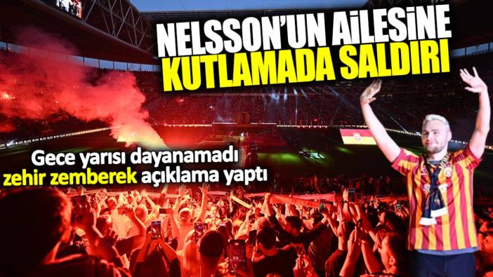 Galatasaraylı Victor Nelsson’un ailesine kutlamalarda şoke eden saldırı