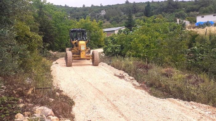 Afet sonrası yollar onarıldı