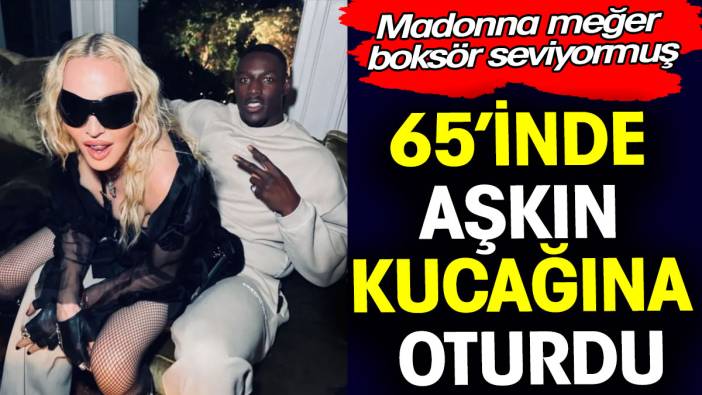 Madonna meğer boksör seviyormuş