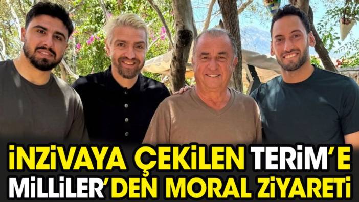 İnzivaya çekilen Fatih Terim'e moral ziyareti