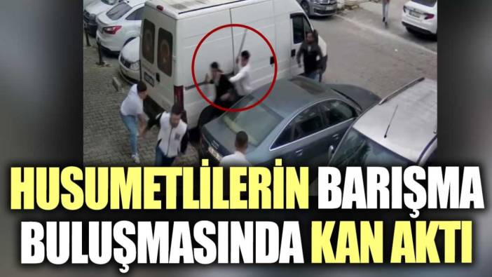 Husumetlilerin barışma buluşmasında kan aktı