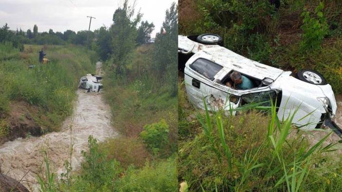 Başkentte pikap dereye uçtu: 1 ölü, 3 yaralı