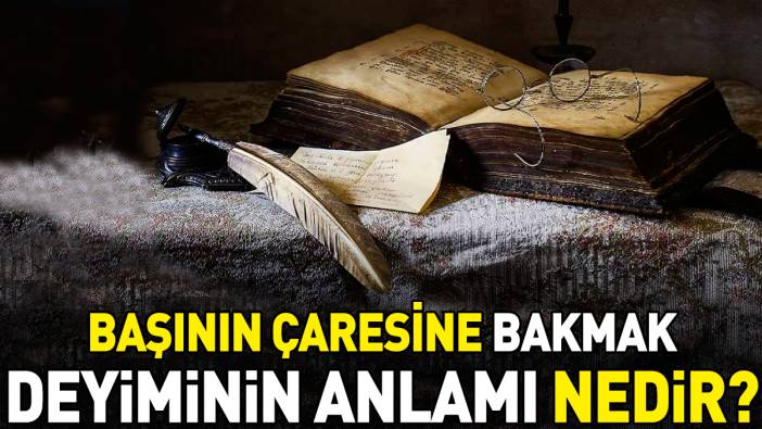 Başının çaresine bakmak deyimi ne anlama geliyor?