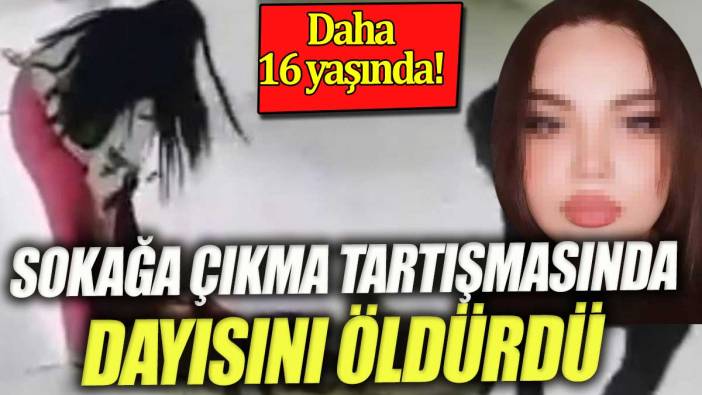 Sokağa çıkma yüzünden tartıştığı dayısını öldürdü