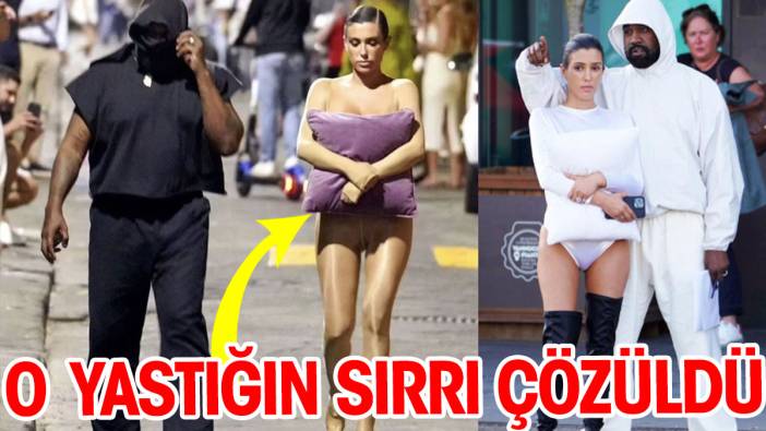 Kanye West ve Bianca'dan yastıklı mesaj