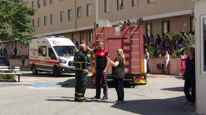 Çanakkale'de kız öğrenci yurdu alev alev yandı