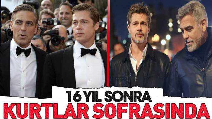 Brad Pitt ve George Clooney 16 yıl sonra bir arada