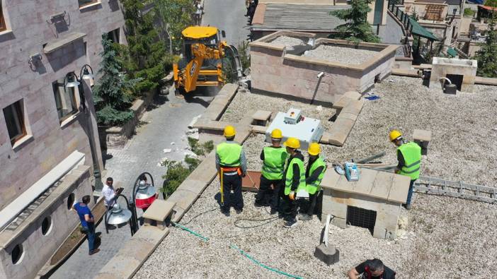 Kapadokya'da kaçak otele darbe