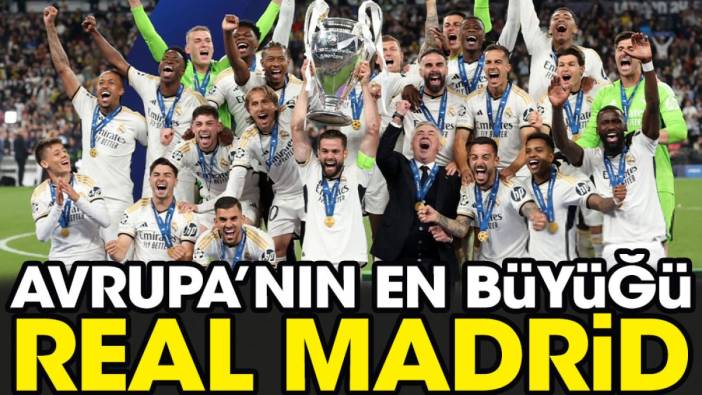 Şampiyonlar Ligi şampiyonu Real Madrid. Arda Güler tarihe geçti