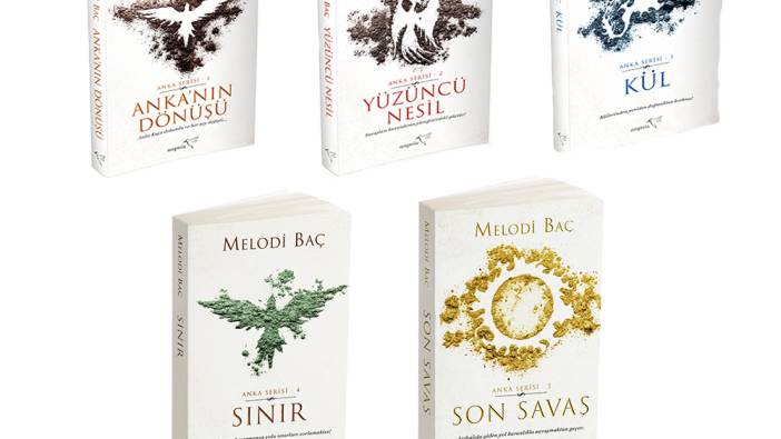 Yazar Melodi Baç'ın Anka serisinin son kitabı Türkiye’de ilk romanı ise tüm dünyada yayımlanıyor