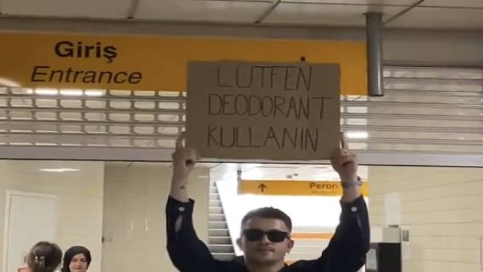 Toplu taşımadaki kokudan rahatsız olan genç: "Lütfen deodorant kullanın"