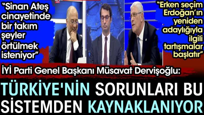 Erdoğan'ın yeniden adaylığı için Dervişoğlu'ndan flaş çıkış