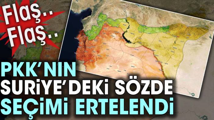 PKK'nın Suriye'deki sözde seçimi ertelendi