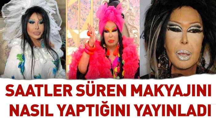 Bülent Ersoy saatler süren makyajını nasıl yaptığını yayınladı