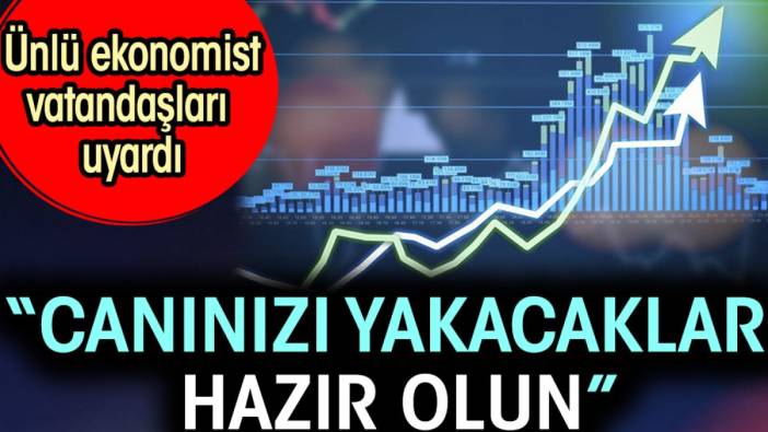 'Canınızı yakacaklar hazır olun'. Ünlü ekonomist vatandaşları uyardı