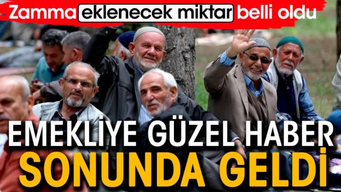 Emekliye güzel haber sonunda geldi. Zamma eklenecek miktar belli oldu