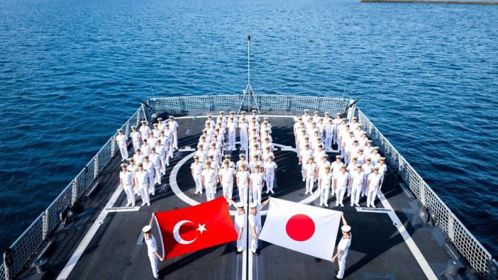 TCG Kınalıada Korveti, Japonya'ya vardı