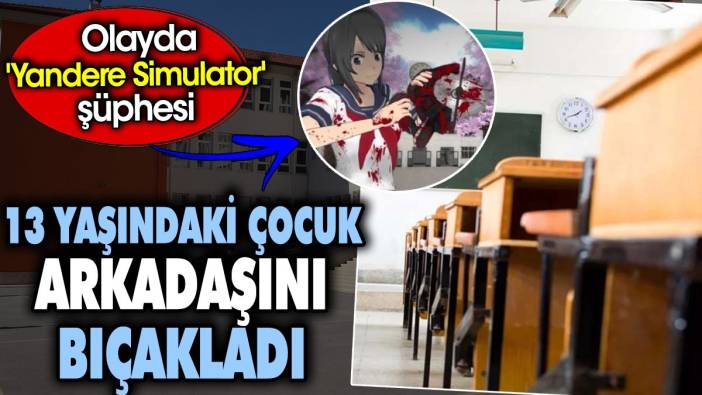 13 yaşındaki çocuk arkadaşını bıçakladı. Olayda 'Yandere Simulator' şüphesi