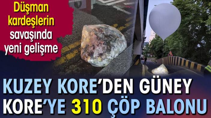 Düşman kardeşlerin savaşında yeni gelişme. Kuzey Kore’den Güney Kore’ye 310 çöp balonu