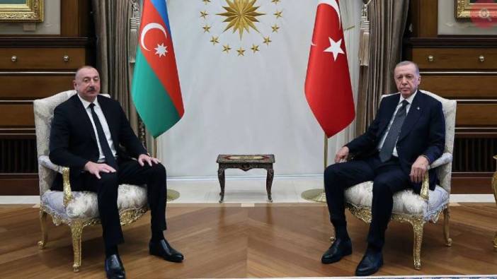 Erdoğan ile Azerbaycan Cumhurbaşkanı Aliyev ile bir araya geldi