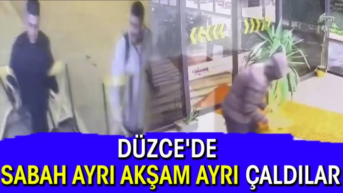 Düzce'de sabah ayrı akşam ayrı çaldılar