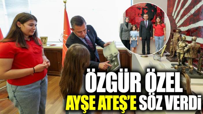 Özgür Özel Ayşe Ateş’e söz verdi