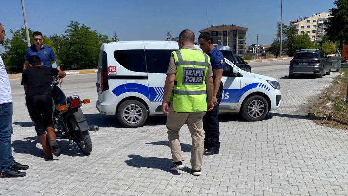 Konya’da motosiklet kazası