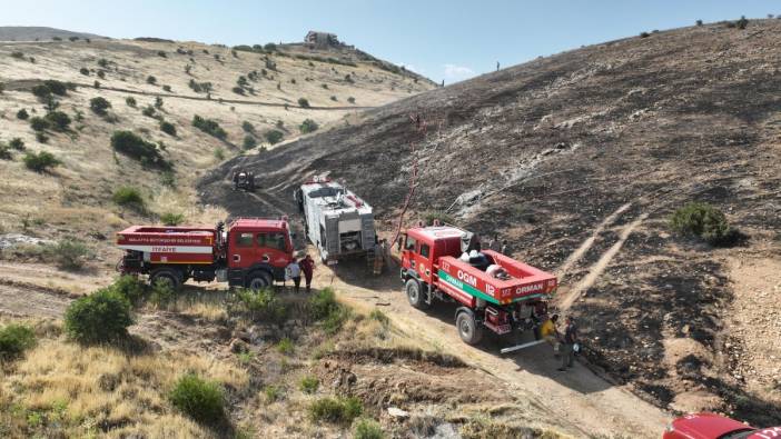 Malatya’da yangın