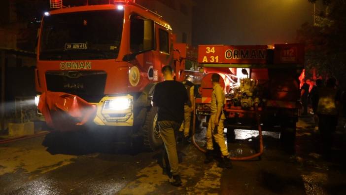 Kırklareli'de yangın: 2 kişi dumandan etkilendi, 1 itfaiye eri yaralandı